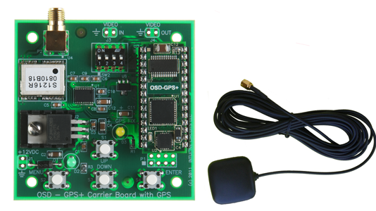 OSD-GPS+ with GPS Carrier Board (Magmount Antenna)